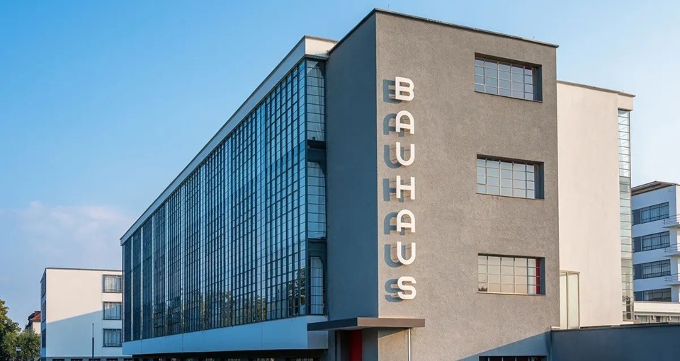 Das Bauhausgebäude in Dessau-Roßlau